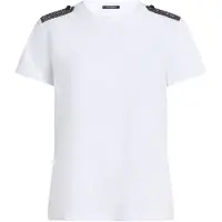 Karl Lagerfeld Boucle Detail T-shirt White Talla: L | Camisetas de Seda Outlet | Mujer | Blanco