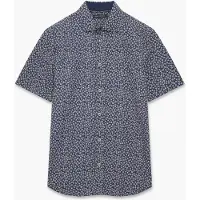 French Connection 5 Flower Trim/tape Ss Marine Talla: M | Camisas Casuales Outlet | Hombre
