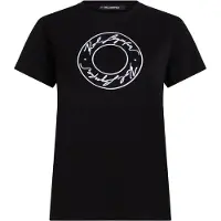 Karl Lagerfeld Big Luna Print T-shirt Black Talla: S | Camisetas de Seda Outlet | Mujer | Negro
