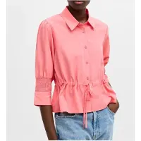 French Connection Crepe Light Tie Top Raspberry Pink Talla: L | Blusas Outlet | Mujer | Rosa