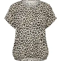 Kaffe Blusa 'KAVilia' beige / negro / blanco natural