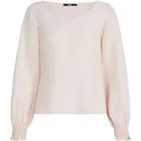 Karl Lagerfeld Linen Blouse Light Pink Talla: 42 | Manga Larga Outlet | Mujer | Rosa