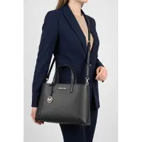 Michael Kors Medium Satchel Black Talla: OS | Bolsos de Mano Outlet | Mujer | Negro