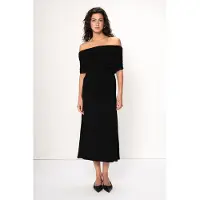 VIVEH Giada Ode Dress Black Talla: 34 | Vestidos Midi Outlet | Mujer | Negro