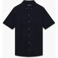 French Connection Pique Shirt S/s Marine Talla: M | Camisas Casuales Outlet | Hombre