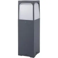 Forlight LEDS C4, foco exterior para pared, 15 W, IP54, color negro
