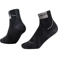 Buff - Coolnet Quarter Sock - Calcetines de running size 36-38, negro