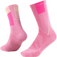 Buff - Coolnet Crew Sock - Calcetines de running size 42-44, fucsia