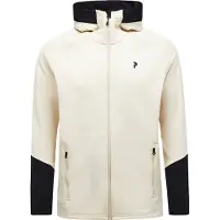 Peak Performance - Rider Essentials Zip Hood - Forro polar size M, beige/blanco