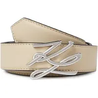 Karl Lagerfeld K/autograph Medium Belt Sand Talla: 85 | Cinturones Outlet | Mujer | Marrón