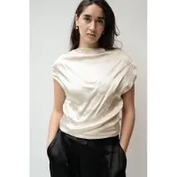 VIVEH Adhara Top Champagne Talla: 34 | Blusas Outlet | Mujer | Blanco