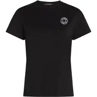 Karl Lagerfeld Luna Rubber Patch T-shirt Black Talla: XL | Camisetas de Seda Outlet | Mujer | Negro