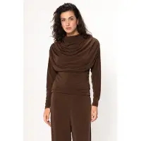 VIVEH Mirel Top Mocha Talla: 44 | Manga Larga Outlet | Mujer