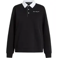 Karl Lagerfeld Poplin Collar Sweatshirt Black Talla: S | Manga Larga Outlet | Mujer | Negro