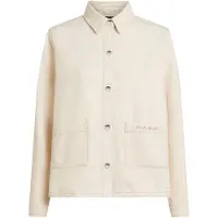 Karl Lagerfeld Signature Denim Overshirt Off White Talla: XS | Camisas Outlet | Mujer | Azul