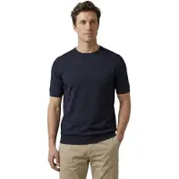 Mcgregor Extra Fine Merino T-shirt Navy Talla: L | Jerséis Outlet | Hombre | Azul