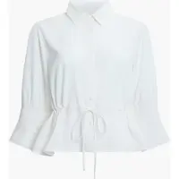 French Connection Crepe Light Tie Top Summer White Talla: M | Blusas Outlet | Mujer | Blanco