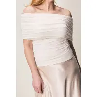 VIVEH Dosinia Top Coconut Milk Talla: 40 | Blusas Outlet | Mujer