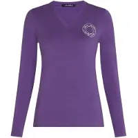 Karl Lagerfeld Fitted Ls Luna T-shirt Heliotrope Talla: XS | Manga Larga Outlet | Mujer | Rosa