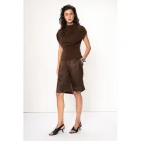 VIVEH Veya Skirt Walnut Talla: 38/40 | Faldas Midi Outlet | Mujer | Marrón