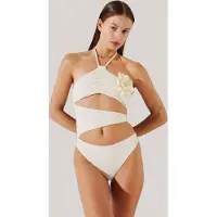 Karl Lagerfeld Karl Dna Flower Swimsuit Cannoli Cream Talla: M | Bañadores Outlet | Mujer | Blanco