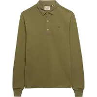 Superdry para hombre. M6010958A Polo Classic Rugby verde (M), Casual, Algodón, Clásico, Manga larga, outlet 2026.