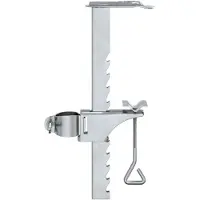 vidaXL Soporte para sombrilla de , color plateado, acero