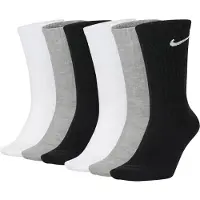 Nike Calcetines deportivos gris / negro / blanco