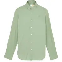 Timberland Long Sleeve Stretch Poplin Shirt Pro Green Bay Talla: XXL | Camisas de Trabajo Outlet | Hombre | Verde
