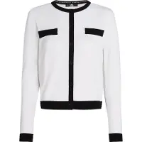 Karl Lagerfeld Classic Lslv Cardigan White Talla: M | Cárdigan Outlet | Mujer | Blanco