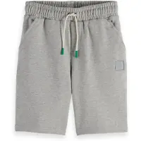 Scotch & Soda Boys Logo Badge Sweatshorts Grey Melange Talla: 10 | Pantalones Outlet | Unisex | Gris