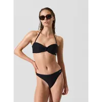 Karl Lagerfeld Karl Rib Bandeau Top Black Talla: L | Bikinis Outlet | Mujer | Negro