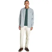 Timberland Oxford Striped Shirt Green Gables Yd Talla: XL | Camisas Casuales Outlet | Hombre | Verde