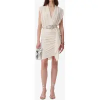 Iro Paris Essone Dress Champagne Talla: 34 | Mini Vestidos Outlet | Mujer | Blanco