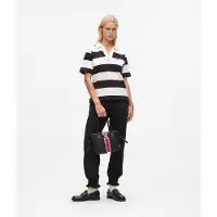Karl Lagerfeld Ikon Nylon Stripe Sm Tote Black Talla: OS | Bolsos de Mano Outlet | Mujer | Negro