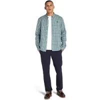 Timberland Solucell Gingham Shirt Silver Blue Yd Talla: XL | Camisas Casuales Outlet | Hombre | Azul