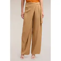 Motivi Viscose Sarong Trousers Beige Talla: 38 | Pantalones Outlet | Mujer | Marrón