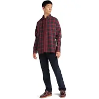 Timberland Ls Stretch Poplin Tartan Shirt Slim Port Royale Yd Talla: M | Camisas Casuales Outlet | Hombre