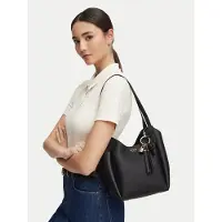 GUESS para mujer. HWBG9735030 Bolso bucket Melody negro (OSFA), Casual, Poliuretano, outlet 2026.