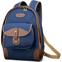 Billingham 35 Mochila Azul Marino Fibrenyte/Chocolate
