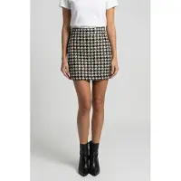Guess Marciano By Secret Tweed Skirt Jet Black Multi Talla: 44 | Mini Faldas Outlet | Mujer | Negro
