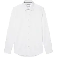 Michael Kors Camisa 'DOBBY ENGINEERD MODERN FIT SHIRT CAMICIA' blanco