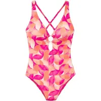 LASCANA Traje de baño naranja / albaricique / melocotón / rosa