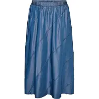 Zizzi Falda 'VMILLE' azul denim