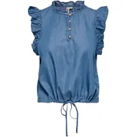 ONLY Blusa 'ONLBea' azul denim