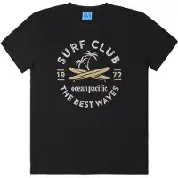 Ocean pacific Camiseta 'Dive' beige oscuro / negro / offwhite