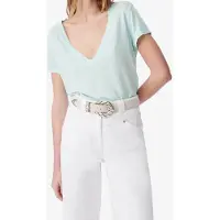 Iro Paris Rodeo T-shirt Aqua Talla: XS | Camisetas de Seda Outlet | Mujer | Cian