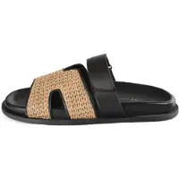 L37 HANDMADE SHOES Zapatos abiertos 'NOT MY PROBLEM' negro