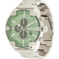 Diesel Reloj analógico verde / plata