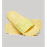 Superdry para mujer. WF310216A Chanclas veganas con logo amarillo (38/39), Plano, Ninguno, Beachwear, outlet 2026.
